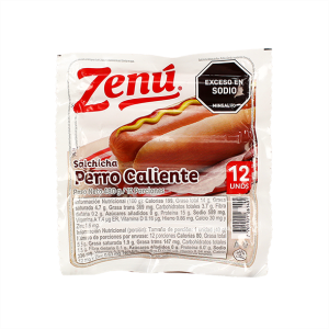 Embutido salchicha perro caliente Zenu